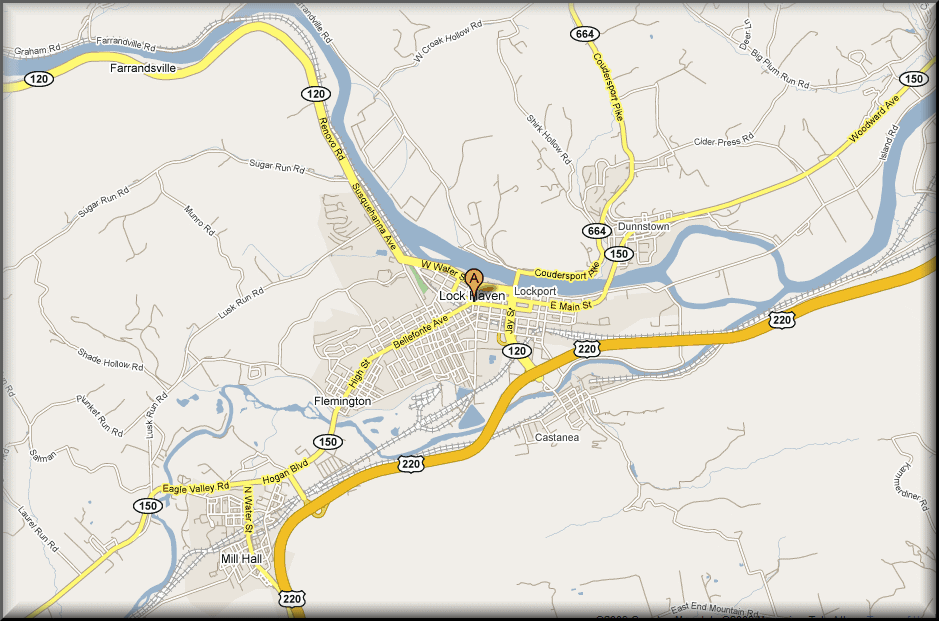 Lock Haven Map Set